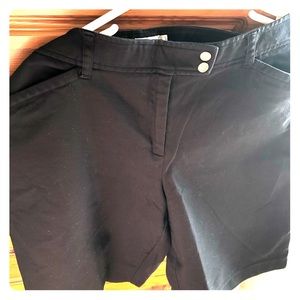 Charter Club Black Bermuda Shorts